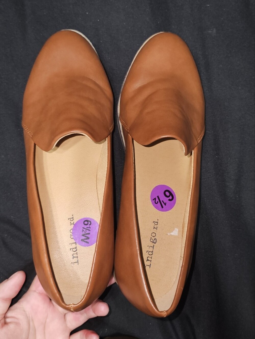 Indigo Rd. Women's Wide Brown Slip-On Loafers